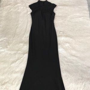 Black formal dress